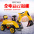 New Children's Excavator Large Engineering Vehicle Can Sit and Slide Baby Excavator with Light Music Toy