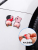 Upgraded PVC Rubber Cute Butt Door Opening Anti-Scratch Screen Protector Crayon Xiaoxin Decorative Sticker Non-Sticker