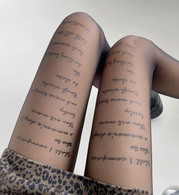 English articles letter girls leggings