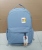 New Junior School Backpack Primary School High Grade Schoolbag Boys and Girls Solid Color Backpack Simple Casualstock