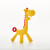 Baby Silicone Giraffe Teether Silicone Molar Rod Deer Teether Banana Toy Happy Bite