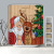 Bathroom Cartoon Shower Curtain Waterproof Thickened Mildew-Proof Polyester Set Punch-Free Partition Door Curtain Shower Santa Claus