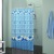 Household Shower Curtain Thickened Waterproof and Mildew-Proof Shower Curtain Cloth Partition Curtain Curtain Bathroom Shower Curtain Set Punch-Free