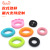 Fitness Training Spring Grip Anti-Dementia Rehabilitation Environmental Protection Silicone Ring Chest Expander Portable Finger Massage Grip Ring