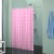 Bathroom Shower Curtain Water-Repellent Cloth Bathroom Shower Curtain Hanging Curtain Thickened Mildew-Proof Partition Curtain Set Non-Perforated Curtain