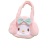 New JK Uniform Little Devil Kuromi Clow M Handbag Black Large Capacity Storage Shoulder Bag for Women