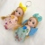 New DIY Children's Cute Bow Double Ponytail Doll Pendant Accessories Keychain Girls' Toy Key Ring