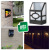 Cross-Border 4 Outdoor Light Energy Charging Garden Lamp Retro Street Lamp Led Courtyard Decorative Lighting Solar Wall Lamp