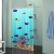 Shower Curtain Shower Curtain Bathroom Curtain Bathroom Shower Curtain Toilet Waterproof Partition Curtain Telescopic Rod Set Wholesale