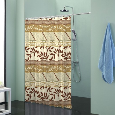 Household Shower Curtain Thickened Waterproof and Mildew-Proof Shower Curtain Cloth Partition Curtain Curtain Bathroom Shower Curtain Set Punch-Free