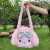 New JK Uniform Little Devil Kuromi Clow M Handbag Black Large Capacity Storage Shoulder Bag for Women