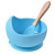 Food Grade Children Feeding Tableware Baby Eating Bib Silicone Solid Food Bowl Spoon Baby Sucker Silicone Bowl