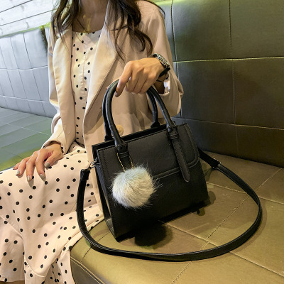 Women's Bag 2021 New Korean Style Fashionable Simple All-Match Shoulder Bag Retro Personality Small Square Bag Hand-Carrying Small Crossbody Bag