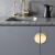 Golden Semicircle Handle Light Luxury Cabinet Shoe Cabinet Wardrobe Door Handle Black round Triangle Furniture Handle