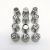 304 Stainless Steel Large Seamless Russian Nozzle Connector 6-Piece Set 9-Piece Set 12-Piece Baking