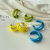Colorful Multi-Layer Earrings Candy Color Fashion Hot Selling Product Korean Style Elegant Popular Lemon Yellow