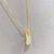 Cross-Border Supply European and American Fashion Micro Inlaid Zircon Leaf Necklace Female Wish Amazon Hot Sale Gold Plated Clavicle Chain