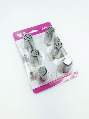 Stainless Steel 430 Russian Nozzle Large Cream Lace Three-Dimensional Modeling Baking Tool Card Set