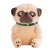 2019 New Cartoon Shar Pei Plush Toys Sitting Style Husky Doll Pillow Doll Children's Birthday Gifts