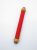 14-Inch Plastic Plug with Scale Ring Convex Pattern Silicone Rolling Pin Plastic Stainless Steel