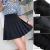 JK Pleated Skirt Female Summer 2021 Black High Waist White Petite Short Dress A- line Slimming Gray Skirt