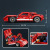 Diku Warrior Racing Car Series 3816-17 GT Functional Racing Car Model Children Educational Assembly Building Blocks Toy