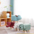 Wood Cartoon Animal Small Cloth Stool Children's Toy Stool Promotional Gift Shoe Changing Stool Sofa Advertising Stool