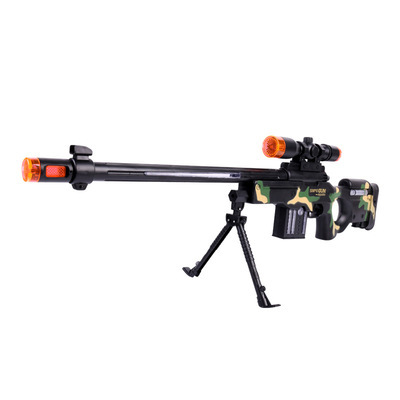 Children's Electric Toy Gun AWM Music with Flash Vibration Boy Grab Factory Supply Direct Supply Hot Sale Wholesale