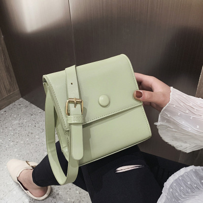 New Small Bag Women's Bag New 2019 Stylish Textured Mini Messenger Bag Women's Fashion Ins Shoulder Small Square Bag