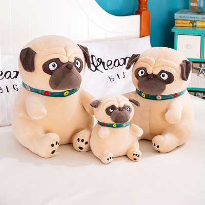 2019 New Cartoon Shar Pei Plush Toys Sitting Style Husky Doll Pillow Doll Children's Birthday Gifts