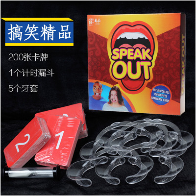 Funny Game Funny Trick Brace Toys Say out Toy Brace Toys Party Speak out
