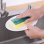 Kitchen Brush Detergent Dispenser Press Type Automatic Liquid Outlet Box Scouring Pad Dish Brush Soap Lye Box Factory Direct Sales