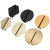 Golden Semicircle Handle Light Luxury Cabinet Shoe Cabinet Wardrobe Door Handle Black round Triangle Furniture Handle