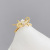 Japanese and Korean Style Bow Open Ring Fashion Trendy Ring Ins Simple Cold Style Ring Ornament Wholesale