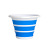 10L Collapsible Bucket Portable Silicone Car Wash Outdoor Fishing Multi-Functional Portable Plastic Bucket Household