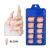 Balm Foundation Fake Nail Patch Finished Product Nail Patch Nail Stickers Full Stickers Ballet Fake Nails Wear Long Nail