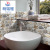  Cross-Border Morandi Wallpaper Pebble Texture Kitchen and Bathroom Waterproof Oil-Proof Wall Dual-Use Tile Sticker Fg24