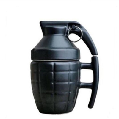 Cross-Border Hot Selling Grenade Ceramic Cup Coffee Cup Mug Creative Cup