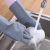 Dishwashing Silicone Gloves Kitchen Brush Gloves Korean Magic Gloves Magic Cleaning Gloves