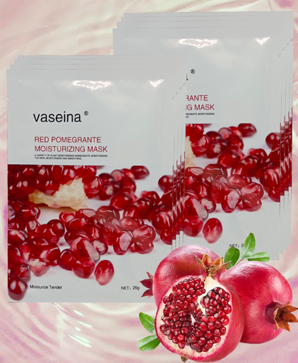 石榴保湿面膜 水润清爽温和滋润精华面膜护肤