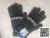 Men's Cashmere Color Matching Two Stripe Warm Soft Knitted Full Finger Gloves