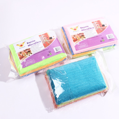 Oil-Free Polyester Dishcloth Table Cleaning Rag Kitchen Cleaning Supplies Lint-Free Hand Towel Absorbent Wholesale Towels