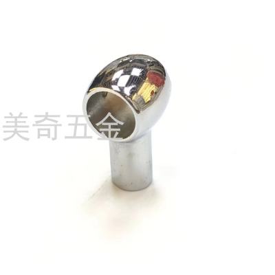 Zinc Alloy Round Tube Clothesline Pole Clothes Tube Holder Clothesline Pole Seat Zinc Alloy Towel Seat Clothes Tube Thickness High Leg Flange Base