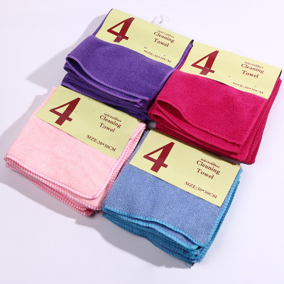 Double-Sided Soft Rag Water Absorption Water Controlling Towel Fine Fiber Car Wash Car Wipes Home Towel Daily Necessities Wholesale