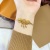Elegant Dreamcatcher Push-Pull Bracelet for Women Placer Gold Jewelry No Color Fading 18K Gold Plating Tassel Bracelet for Women