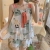 Popular Korean-Style Suspender Pajamas Women's Two-Piece Suit Casual Cartoon Student Girl Princess-Style Home Wear