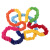 Bushing Children's Elastic Rainbow Rope Pulling Rope Circle Kindergarten Physical Fitness Sensory Training Equipment