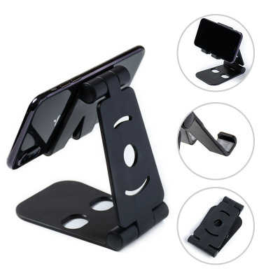 Creative Desktop Phone Holder Double Folding Portable Stand Lazy Tablet Bracket Gift Simple Bracket
