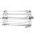 Barbecue Air Fryer Mutton Skewers Baking Cage Electric Oven Accessories 304 Stainless Steel Rotating Baking Cage Kebabs