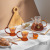 Complete Tea Set Nordic Goodlooking Teapot HeatResistant Glass Creative Tea Set Teapot Tea Cup